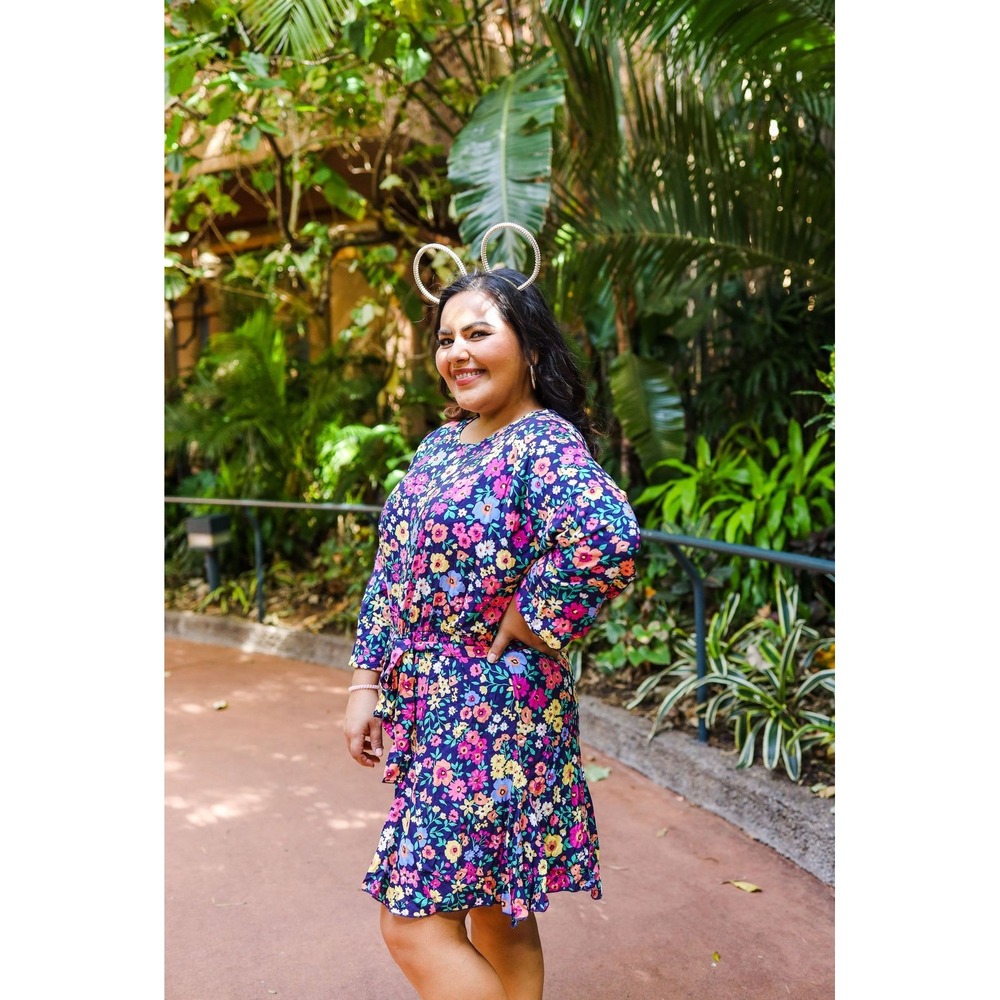 Encanto long‎ sleeve floral romper - Picture 5 of 5